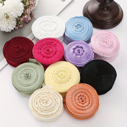 Pleated Fishtail Tulle Ribbon for Floral & Gift Decoration