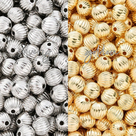 Vintage CCB Pumpkin Beads