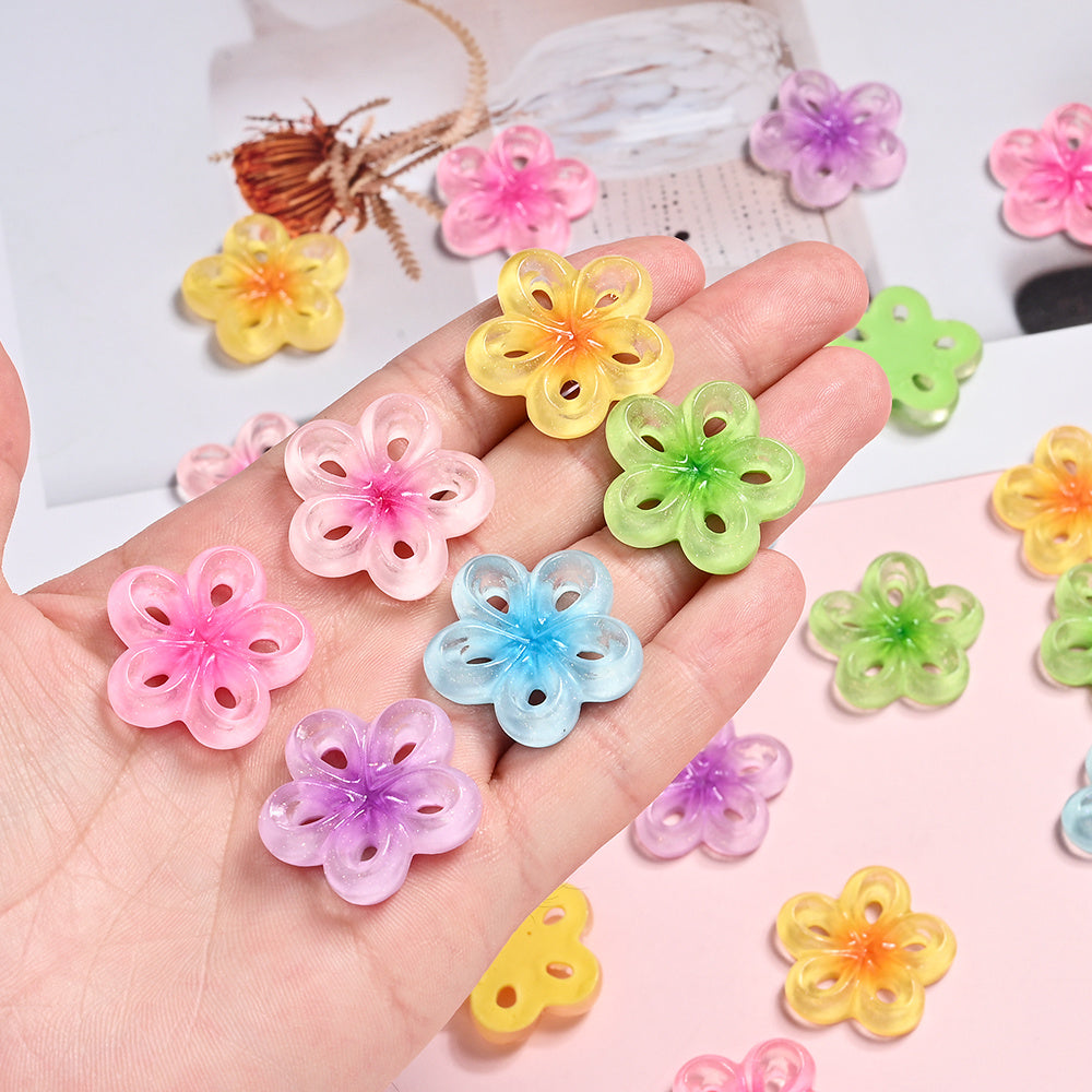Gradient Flower Beads