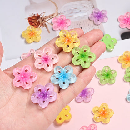 Gradient Flower Beads