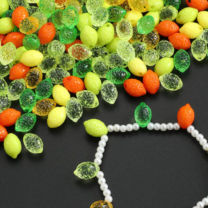 Frosted Macaron Acrylic Beads