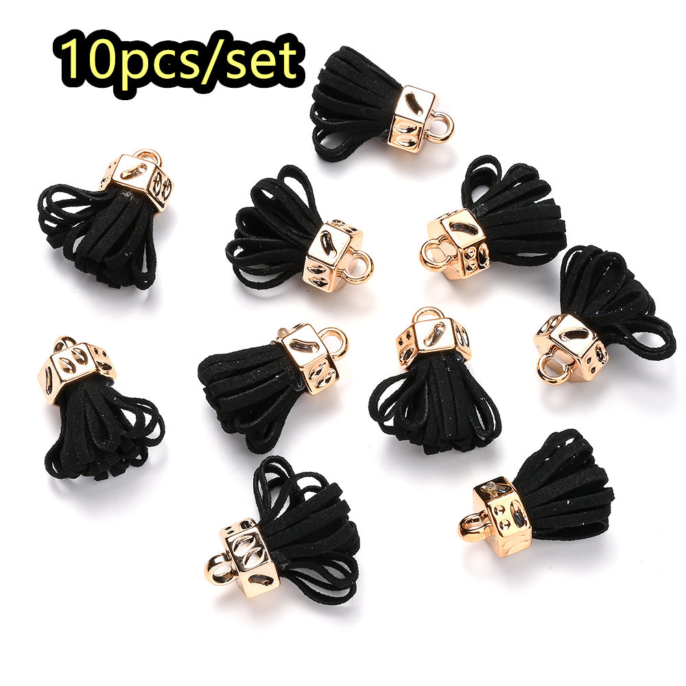 Fashion Mini Colorful Fringe with Golden Cap
