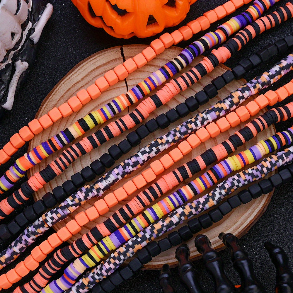 10pcs Halloween Color Clay Beads