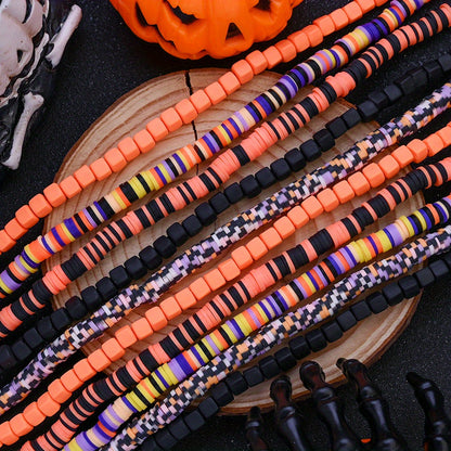 10pcs Halloween Color Clay Beads