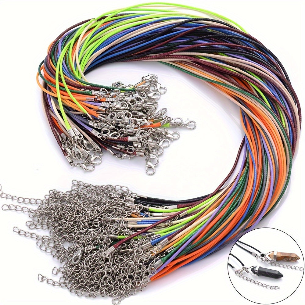 Waxed Leather Necklace Cord