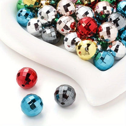 Polygonal Ball Acrylic Beads