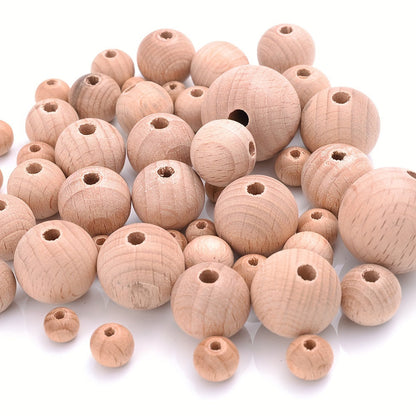 Round Wooden Beads