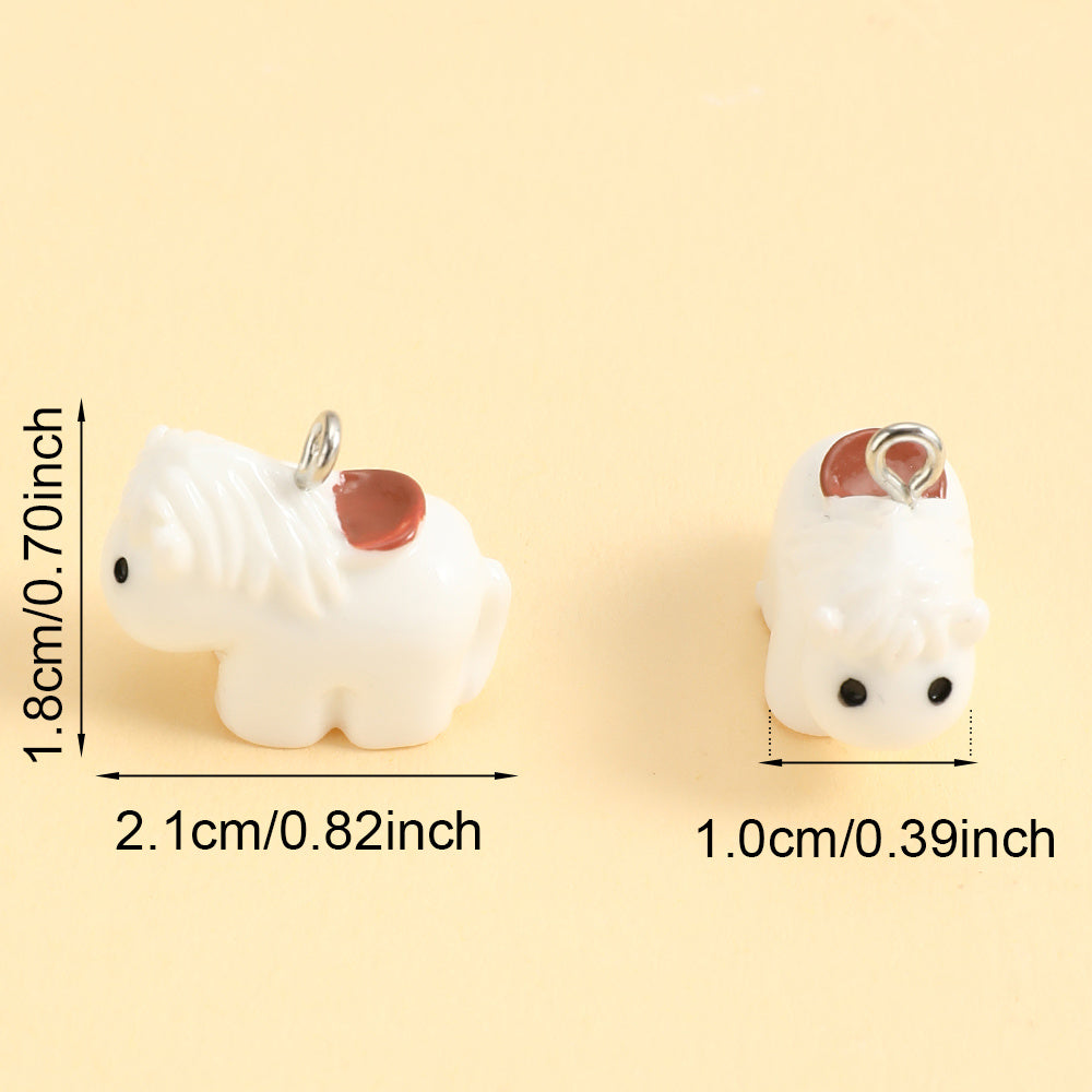 Mini Pony Resin Pendants