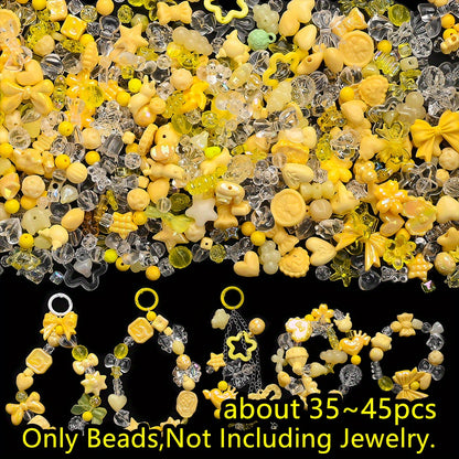 40g/bag Summer Color Acrylic Mixed Beads