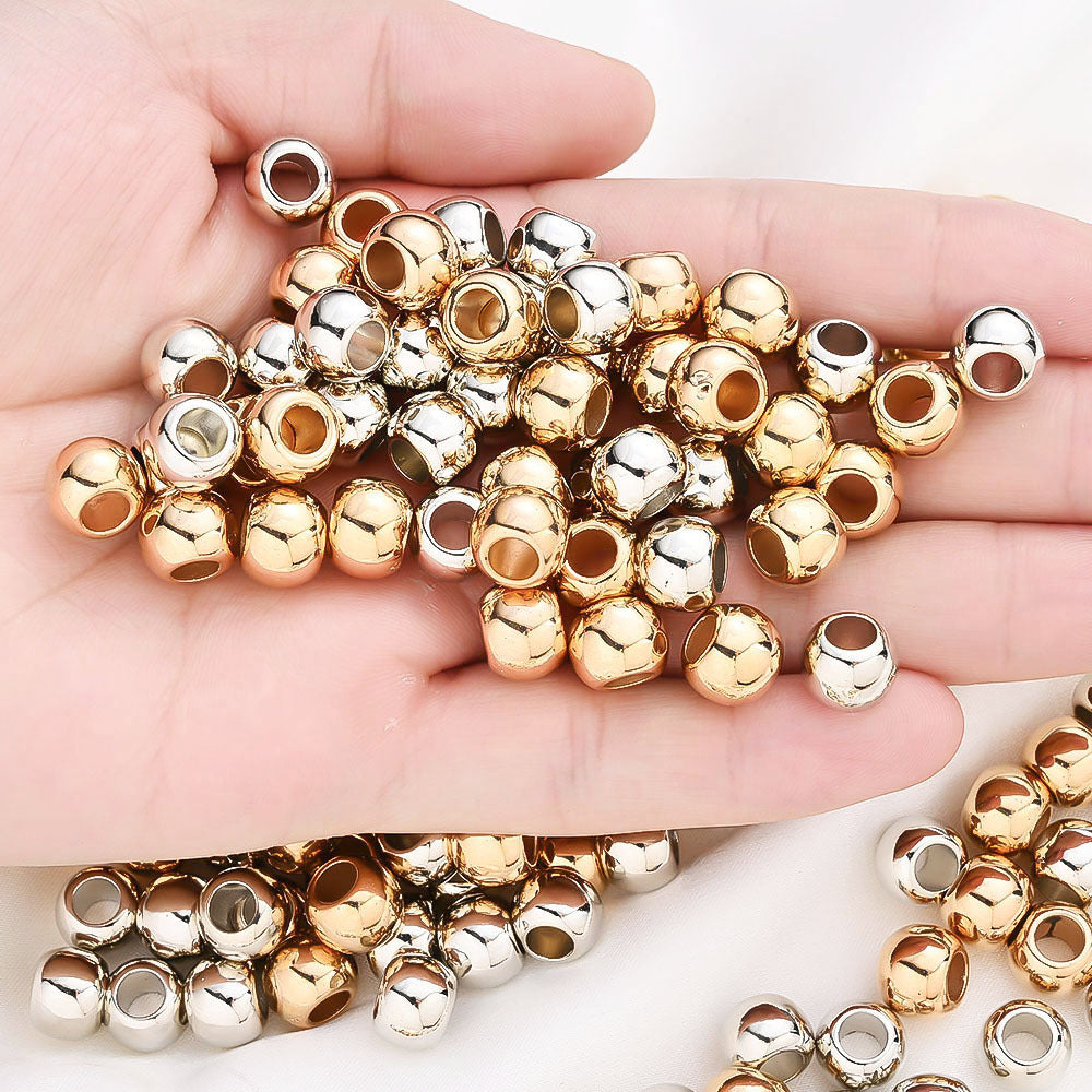 Large Hole CCB Spacer Beads