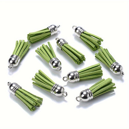 Colorful Polyester Tassel Pendants