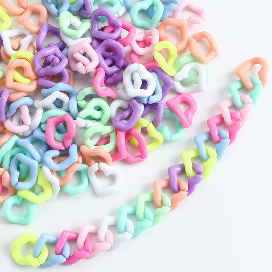 Heart Acrylic Linking Rings