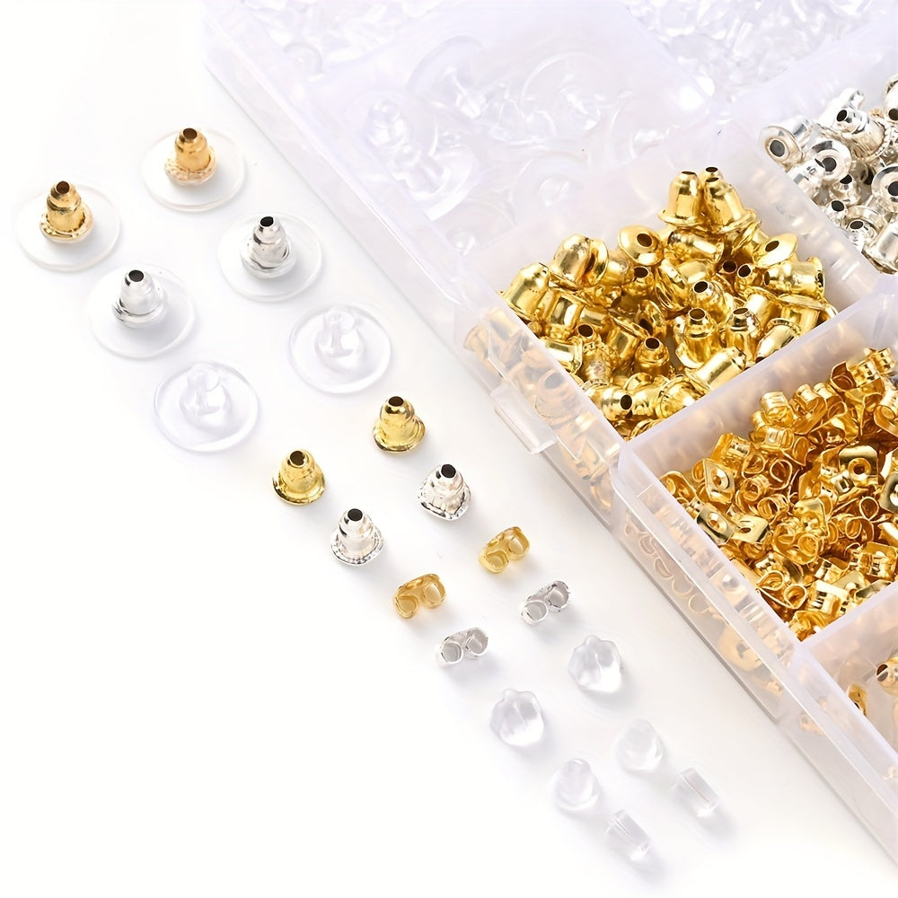 875pcs Jewelry Making Alloy Earring Findings Kit