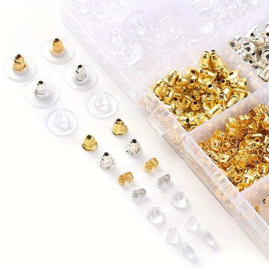 875pcs Jewelry Making Alloy Earring Findings Kit