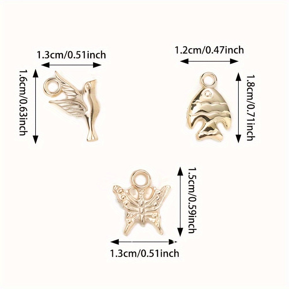 Bird Fish Butterfly Pattern Pendants