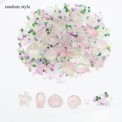 49g Ocean Series Glass Bead Assortment