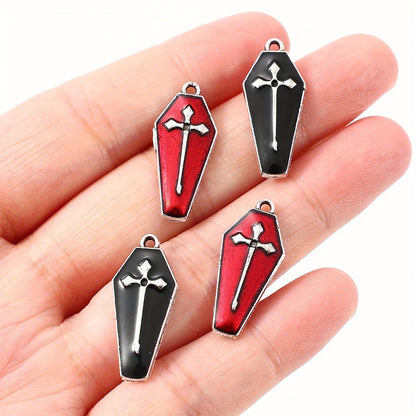 Halloween Coffin Alloy Charms