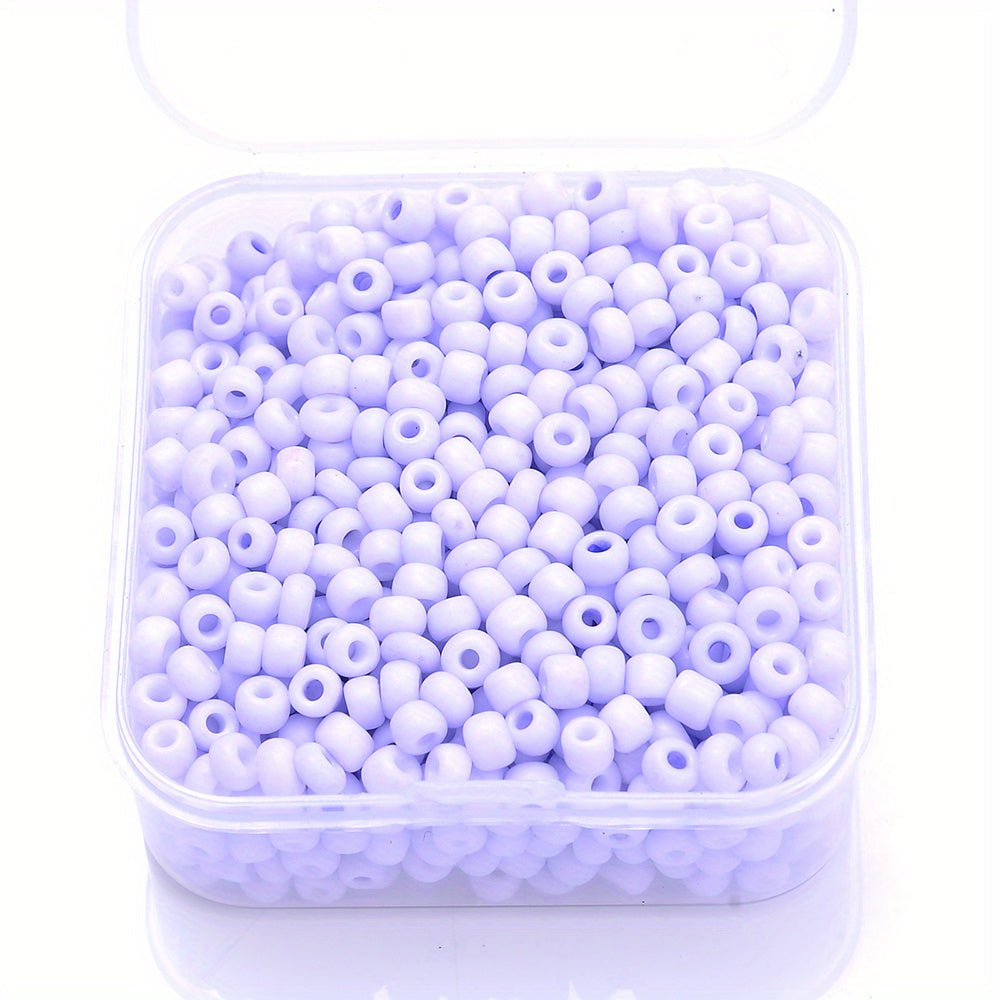 1000PCS 3mm Macaron Multicolor Glass Seed Bead Set
