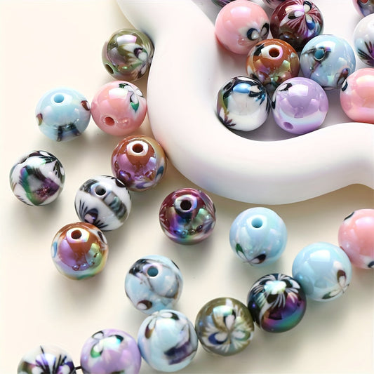 AB Flower Resin Beads