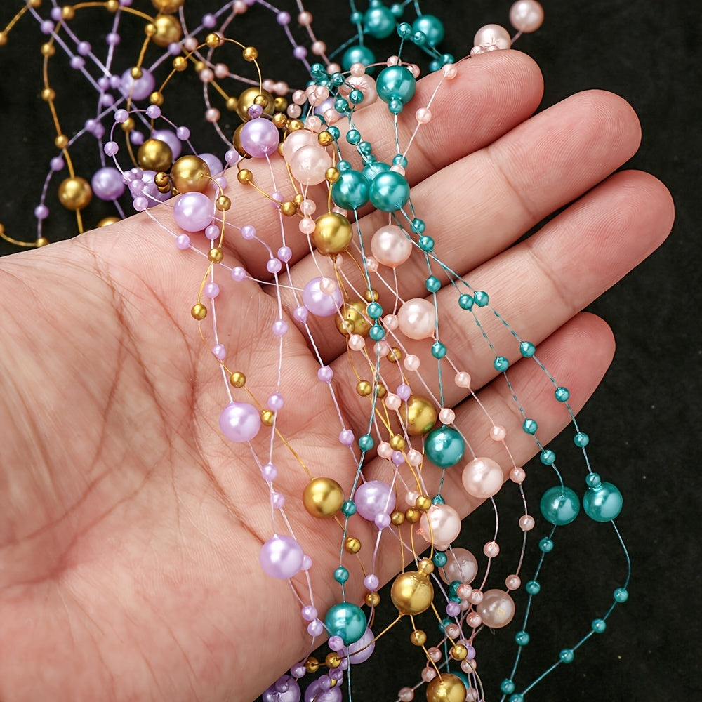 118.11 Inch Acrylic Round Bead Chain