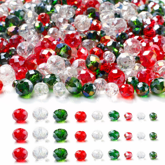 Mixed Christmas and Halloween Glass Bead Set