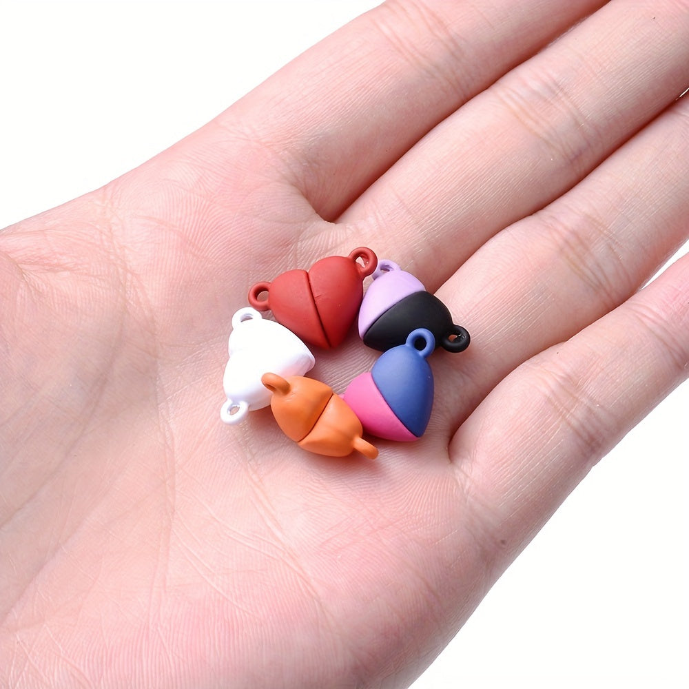 Mini Alloy Heart Magnetic Clasps