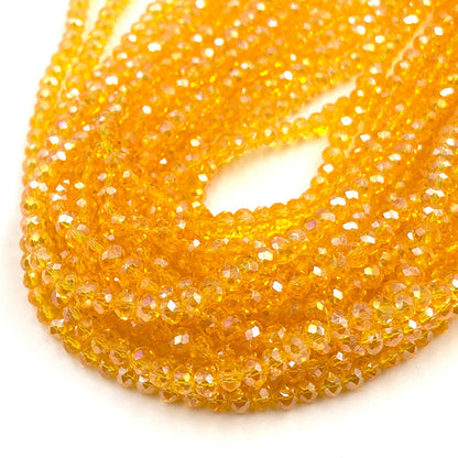 10mm Colored Cylindrical Glass Spacer Beads
