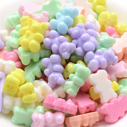 Candy Color Acrylic Gummy Bear Beads