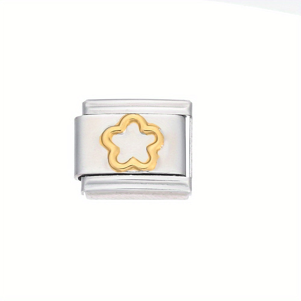 Flower Alloy Bracelet Module