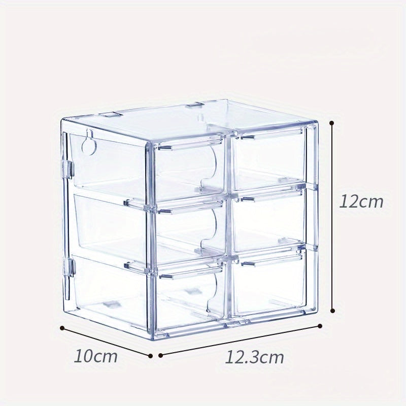 6/9/12-Grid Clear Acrylic Jewelry & Craft Storage Organizer