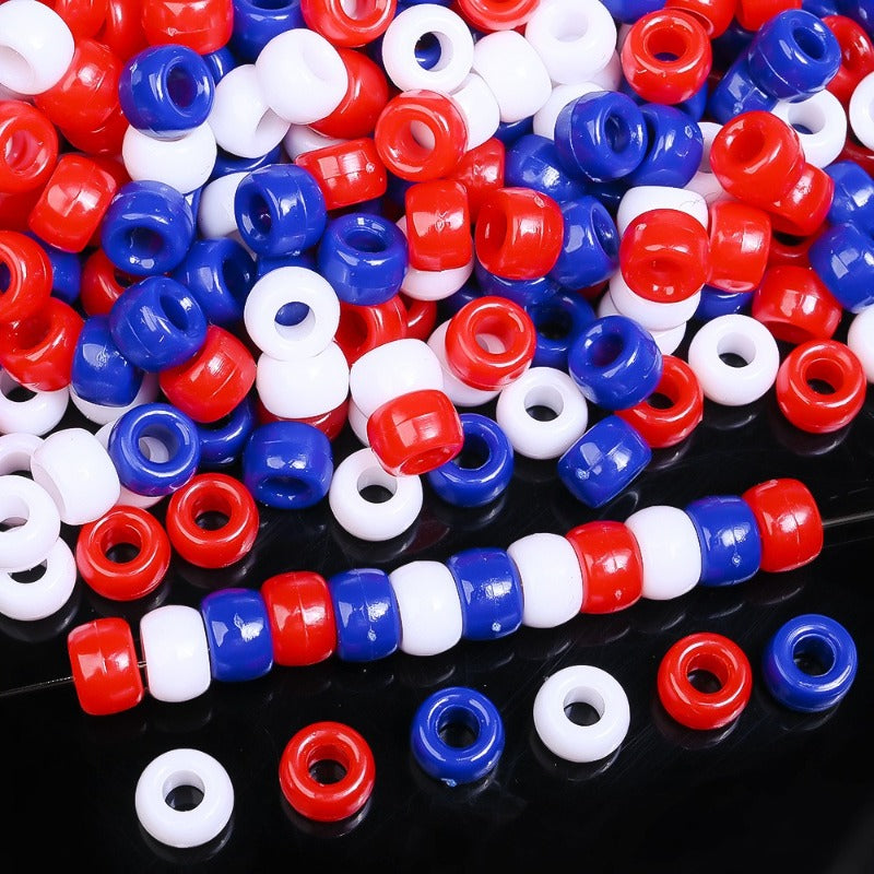 Independence Day Acrylic Beads