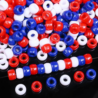 Independence Day Acrylic Beads