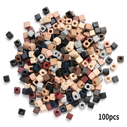 Square Acrylic Beads