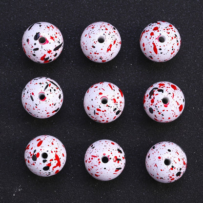 Dinosaur Egg Acrylic Spacer Beads
