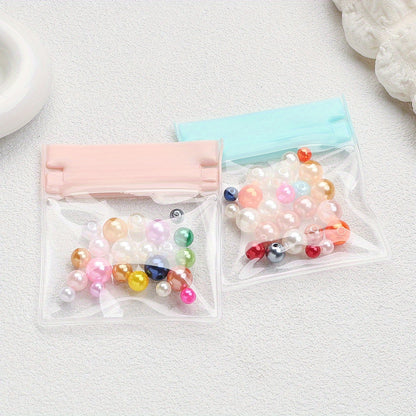 10-Piece Clear Plastic Self-Sealing Jewelry Packaging Bags