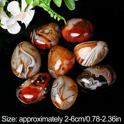 150g Irregular Natural Agate Stone Bead & Decor Set