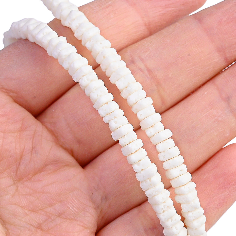 5mm Summer Natural Stone Square & Cubic Spacer Beads