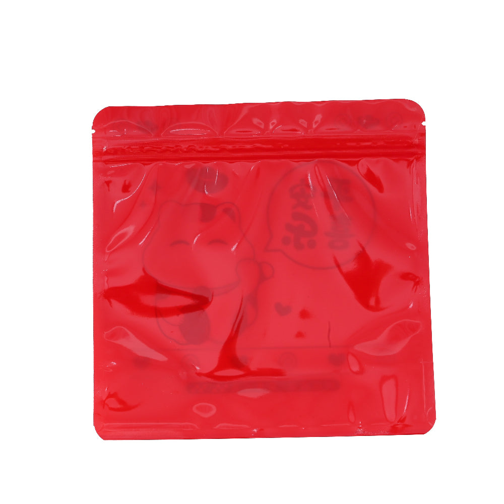 10-Piece Happy Lucky Cat Plastic Gift Bags
