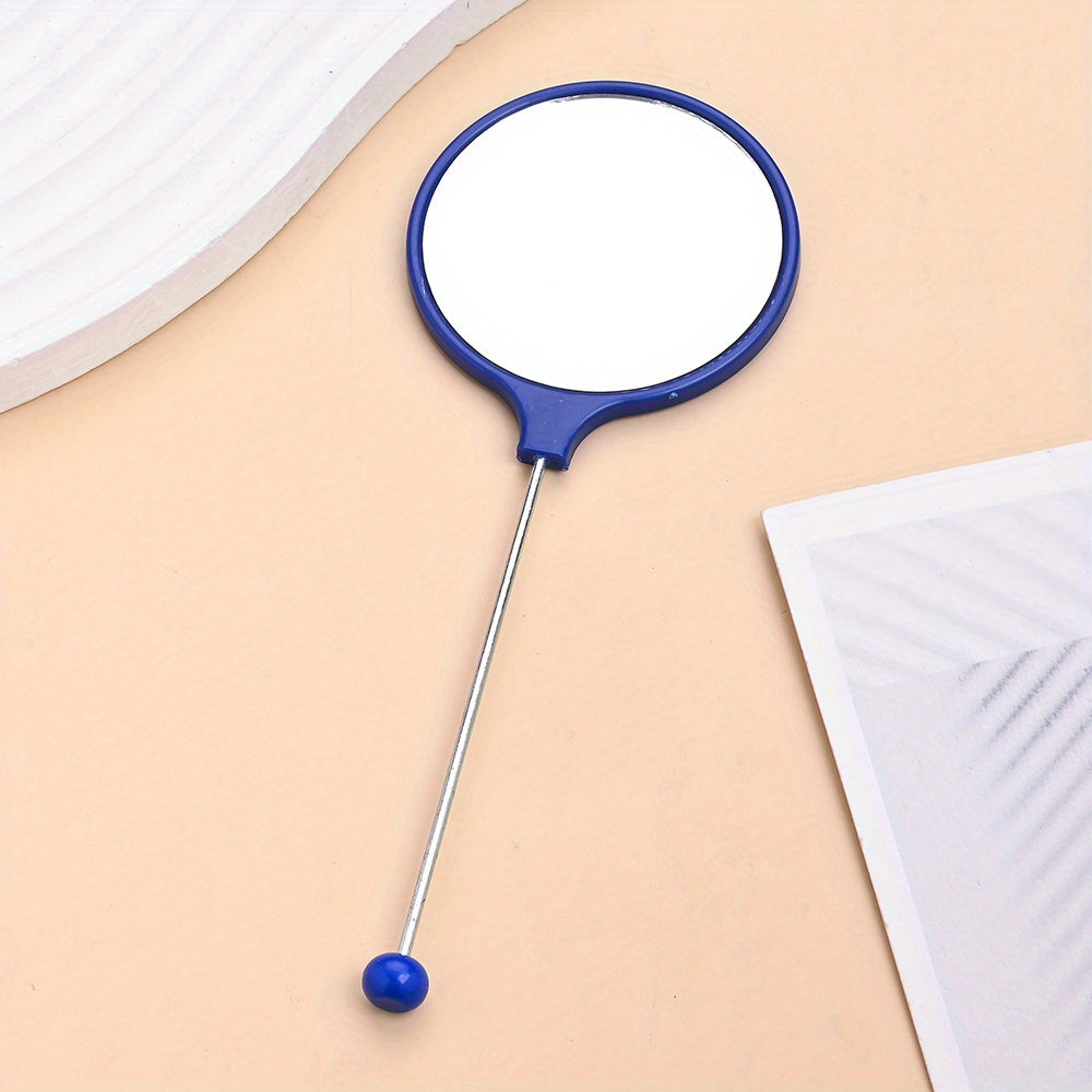 Beaded Handheld Makeup Mirror