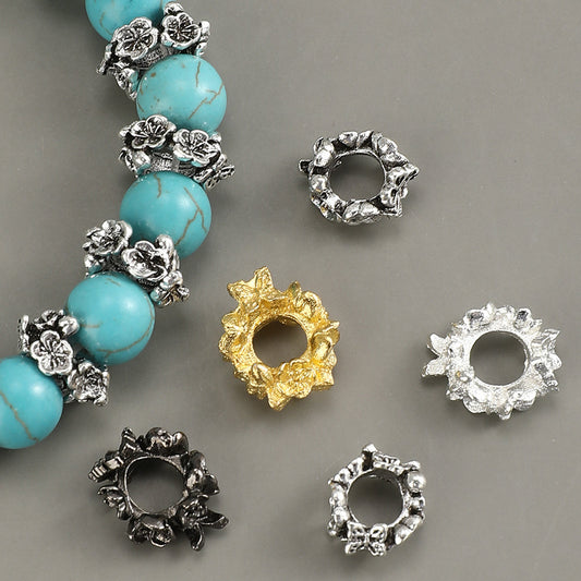 Vintage Flower Alloy Beads