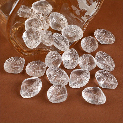 Transparent Shell Glass Beads