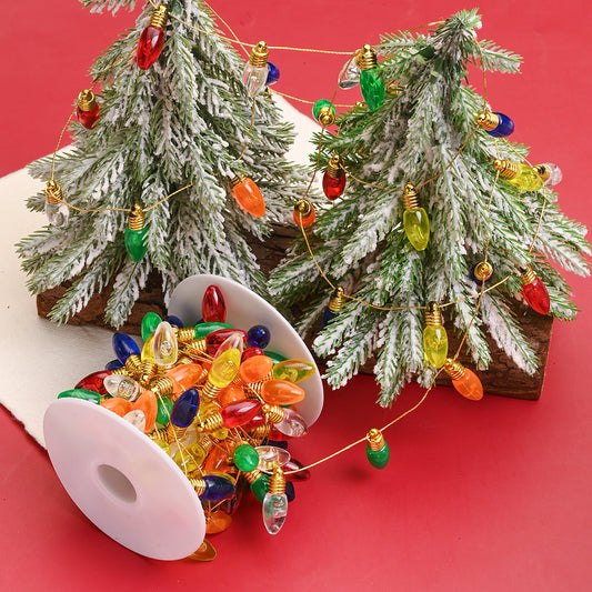 Christmas Colorful Bulb Bead String