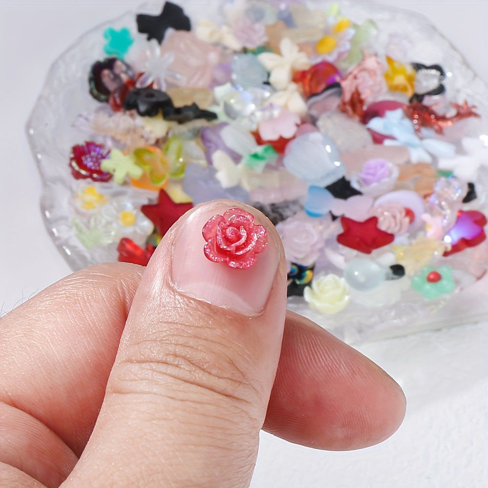 Luminous Acrylic Flatback Patch Beads