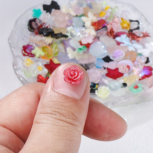 Luminous Acrylic Flatback Patch Beads