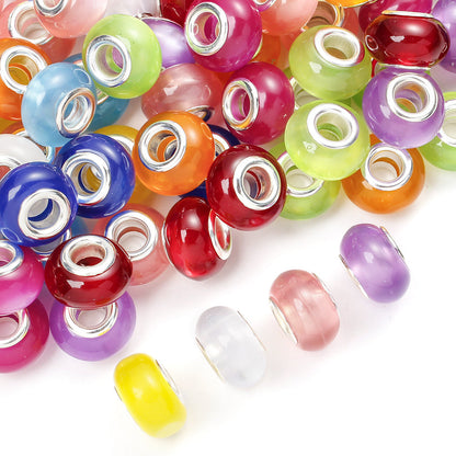 Resin Cat’s Eye Large Hole Beads