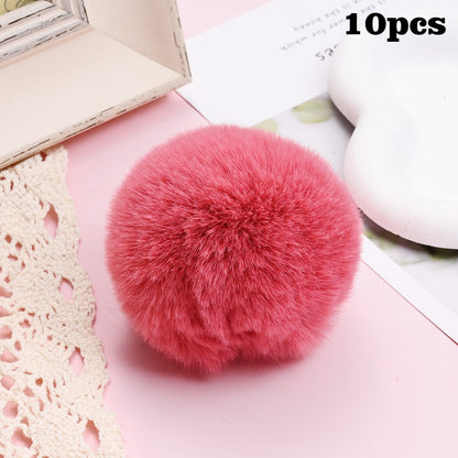 Soft Plush Pom Pom Pendants