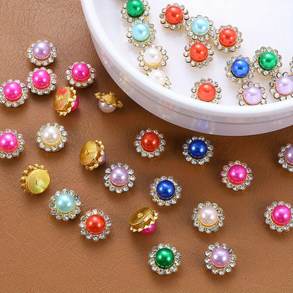 Acrylic Diamond Imitation Pearl Patches