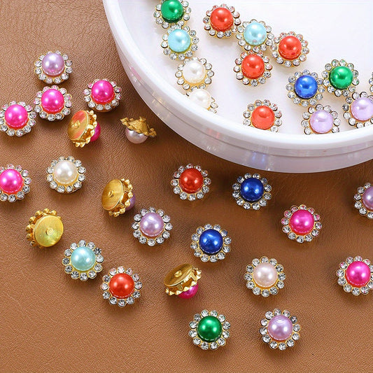 Acrylic Diamond Imitation Pearl Patches
