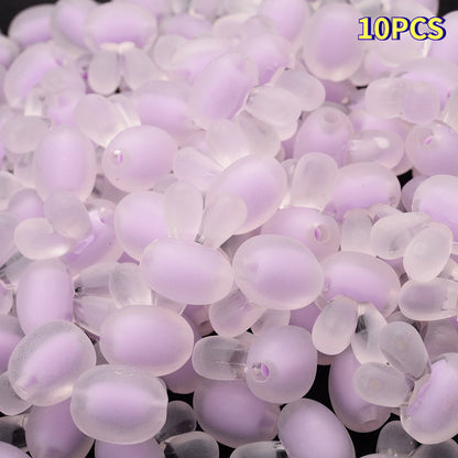 Colored Rabbit Head Acrylic Spacer Beads