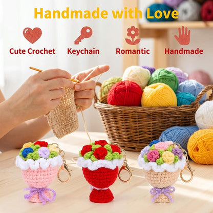 1/3-Piece Stuffed Plant Flower Charms